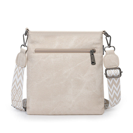 Edith - One Shoulder New Double Zipper Leisure Crossbody Bag