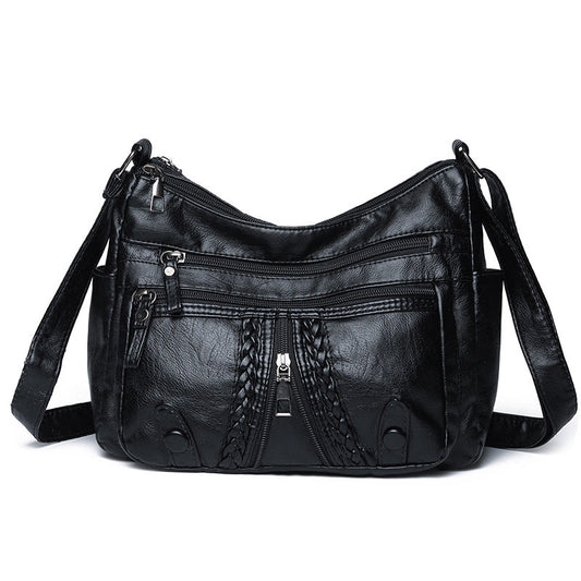 Brielle - Multi-compartment Washed  Bag