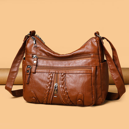 Brielle - Multi-compartment Washed  Bag