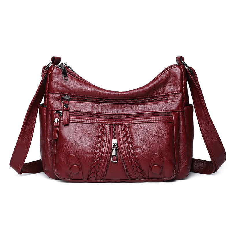 Brielle - Multi-compartment Washed  Bag