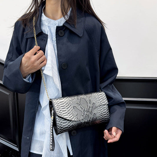 Adeline - Serpentine Chain Shoulder Messenger Bag