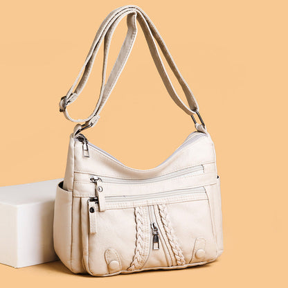 Brielle - Multi-compartment Washed  Bag
