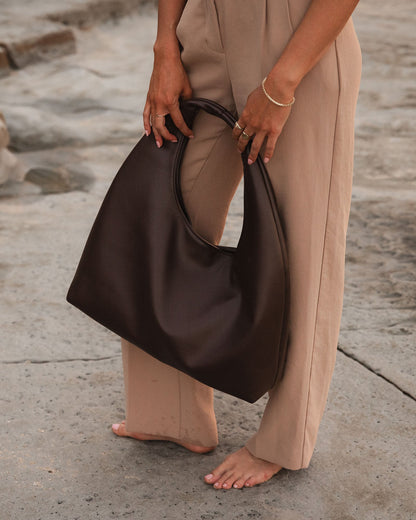 Sophia Handbag - White Complimentary Matching Make-up Bag