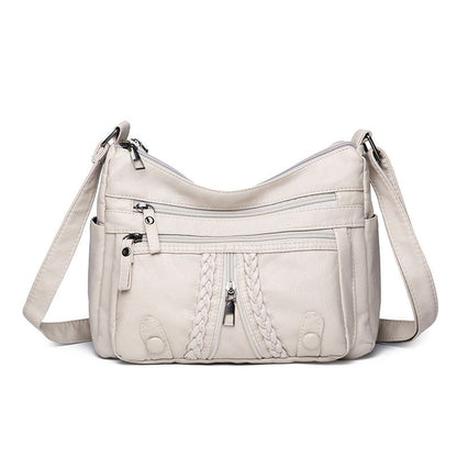 Brielle - Multi-compartment Washed  Bag