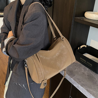 Harper - Matte Retro One-shoulder Bowling Bag