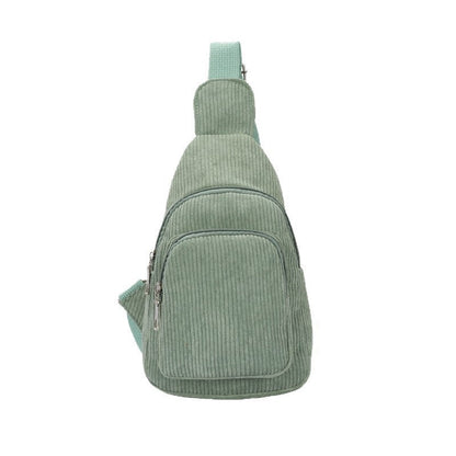 Isla - Flannel Corduroy Casual Simple Cross-body Shoulder-Chest Bag
