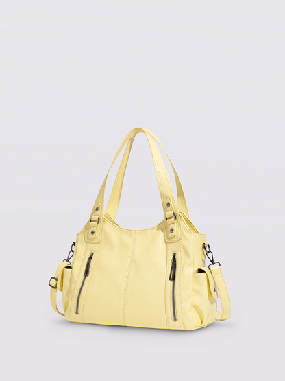 Classic Multi-Pocket Shoulder Bag – Stylish & Versatile for Everyday Use